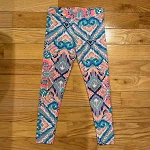 Lilly Pulitzer girls leggings size Large 8-10
